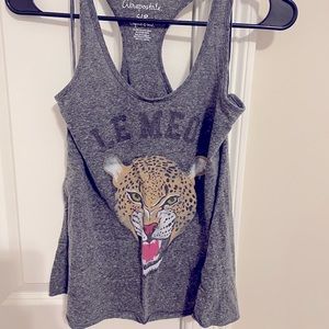 Aeropostale Small Racerback Graphic Tank